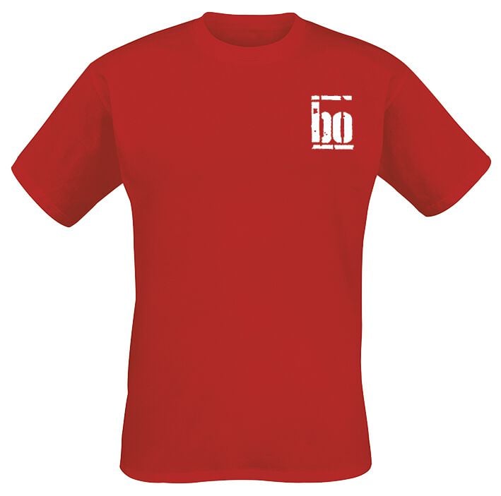 T-Shirt Manches courtes  de Böhse Onkelz - Rocker - S à 3XL - pour Homme - rouge - Böhse Onkelz