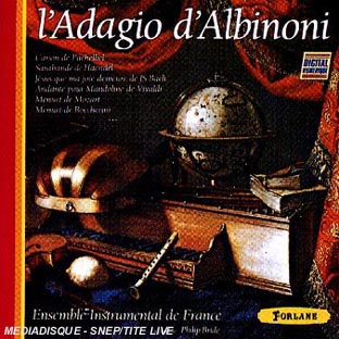 L'Adagio d'Albinoni - Front Cover