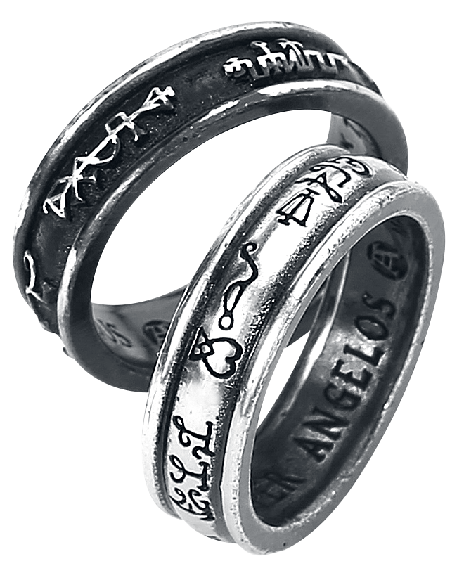 Bague Gothic de Alchemy Gothic - Demons and Angels - pour Femme - Standard - Alchemy Gothic - View 2