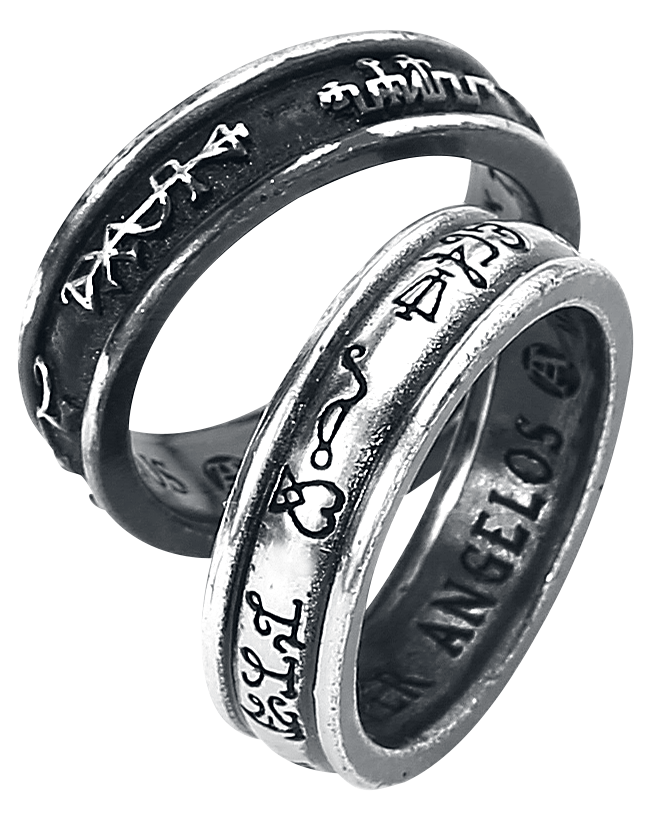 Bague Gothic de Alchemy Gothic - Demons and Angels - pour Femme - Standard - Alchemy Gothic - View 2