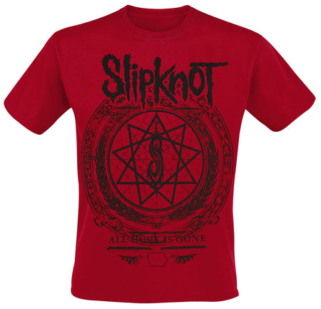 T-Shirt Manches courtes  de Slipknot - Blurry - S à 3XL - pour Homme - rouge foncé - Slipknot