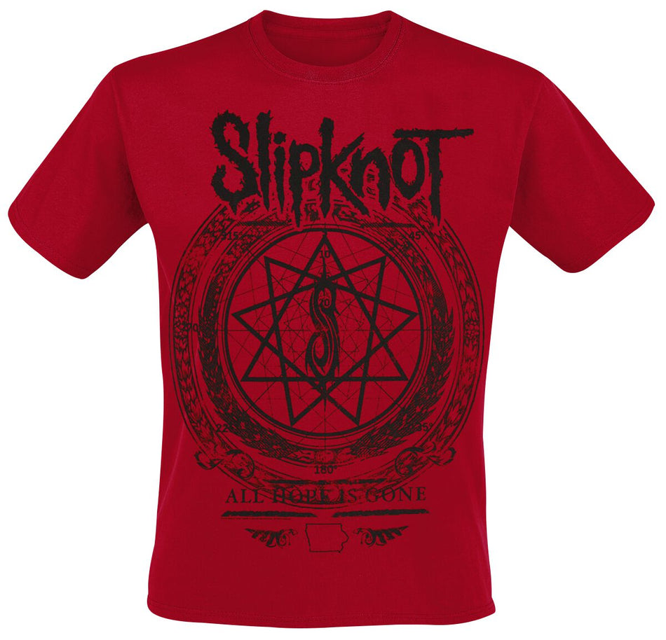T-Shirt Manches courtes  de Slipknot - Blurry - S à 3XL - pour Homme - rouge foncé - Slipknot