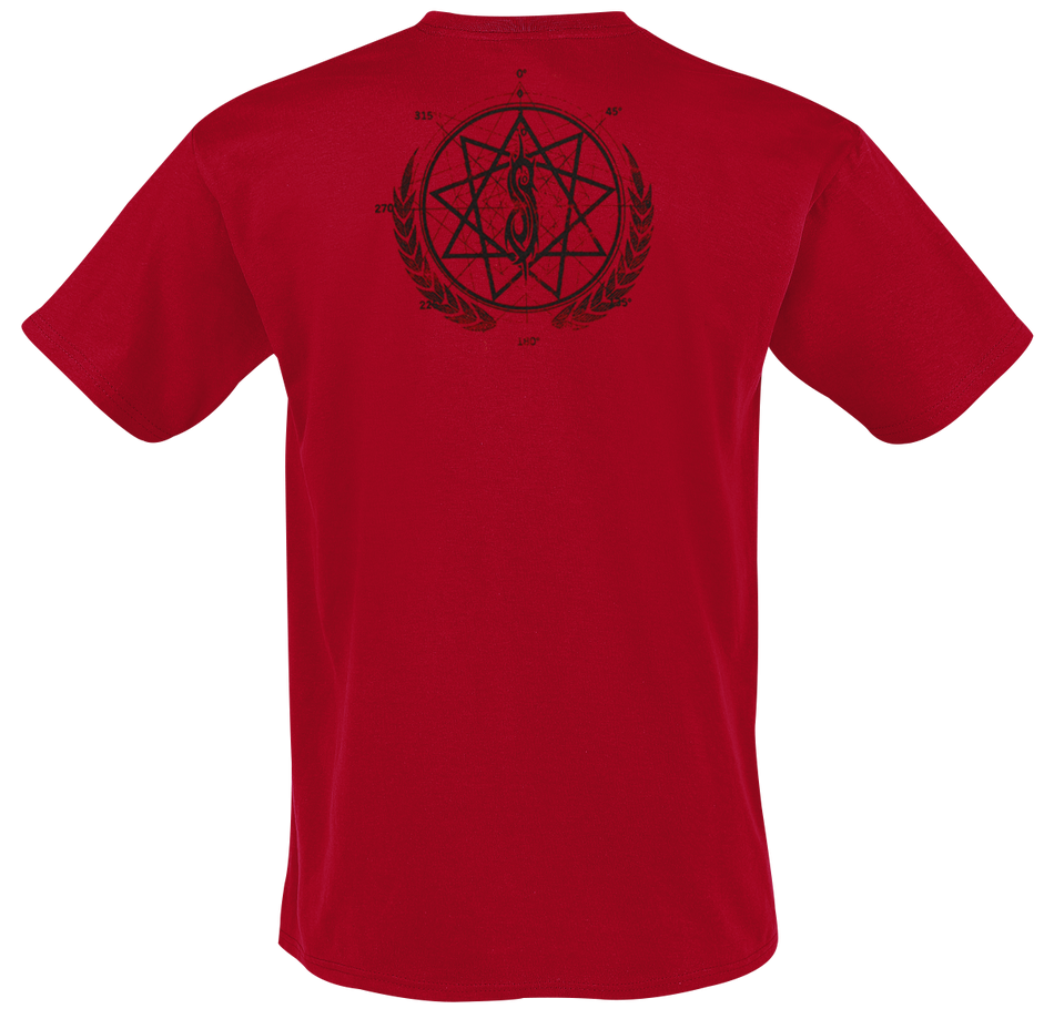 T-Shirt Manches courtes  de Slipknot - Blurry - S à 3XL - pour Homme - rouge foncé - Slipknot - View 2