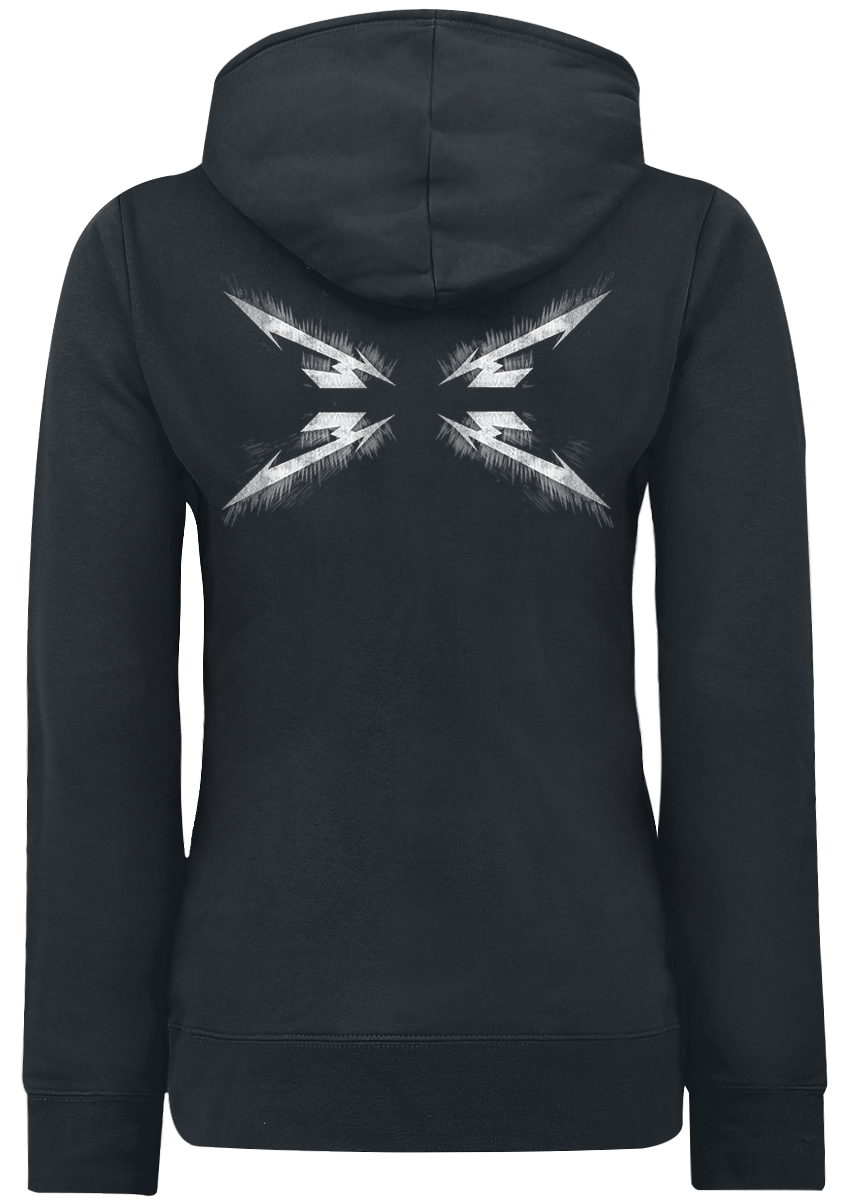 Sweat-shirt à capuche  de Metallica - Spiked - S à XXL - pour Femme - noir - metallica - View 2