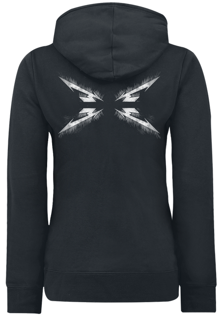 Sweat-shirt à capuche  de Metallica - Spiked - S à XXL - pour Femme - noir - metallica - View 2