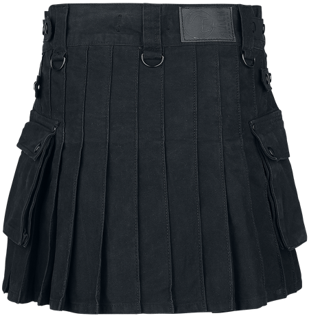 Jupe courte  de Forplay - Kilt - XS à XXL - pour Femme - noir - Forplay - View 2