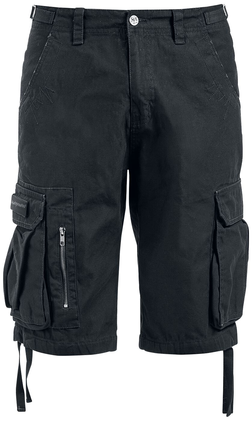 Short  de Black Premium by EMP - Bermuda Army Vintage - XS à 7XL - pour Homme - noir - Black Premium by EMP