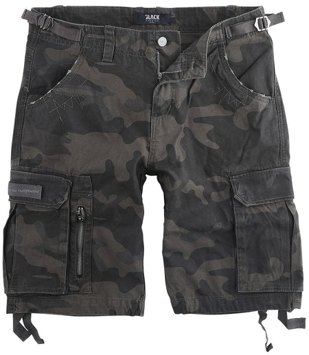 Short  de Black Premium by EMP - Bermuda Army Vintage - S à 7XL - pour Homme - camouflage sombre - Black Premium by EMP