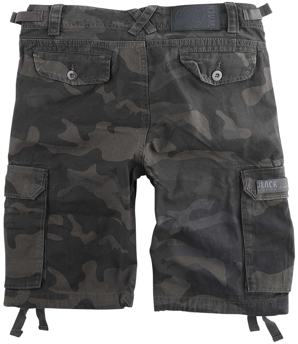 Short  de Black Premium by EMP - Bermuda Army Vintage - S à 7XL - pour Homme - camouflage sombre - Black Premium by EMP - View 2