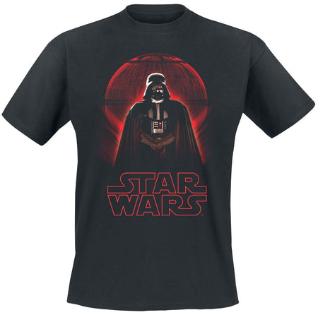 T-Shirt Manches courtes Disney de Star Wars - Rogue One - Dark Vador Et l'Étoile De La Mort - M à 5XL - pour Homme - noir - Star Wars
