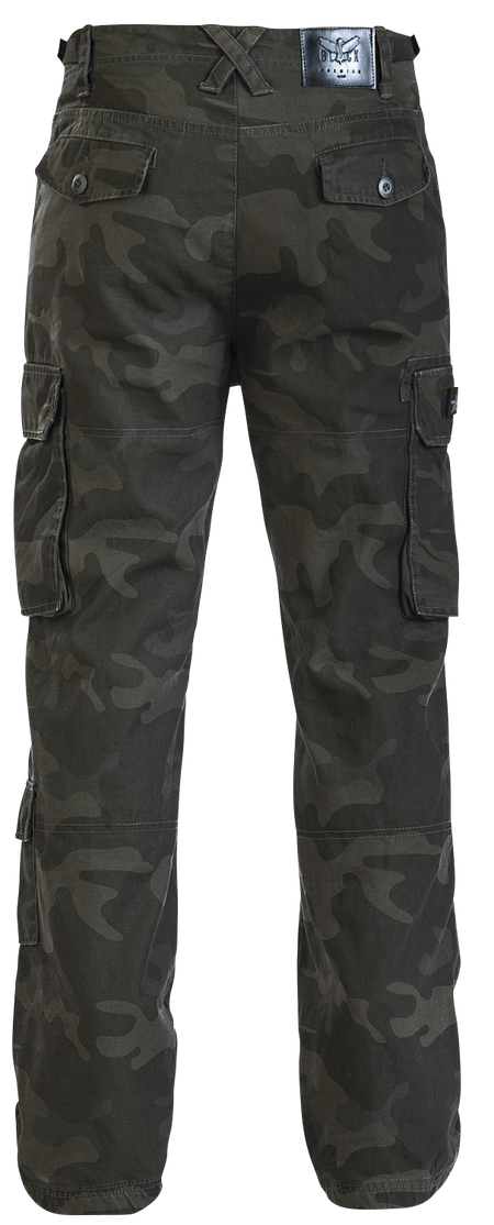 Pantalon Cargo  de Black Premium by EMP - Pantalon Army Vintage - S à 5XL - pour Homme - camouflage sombre - Black Premium by EMP - View 2