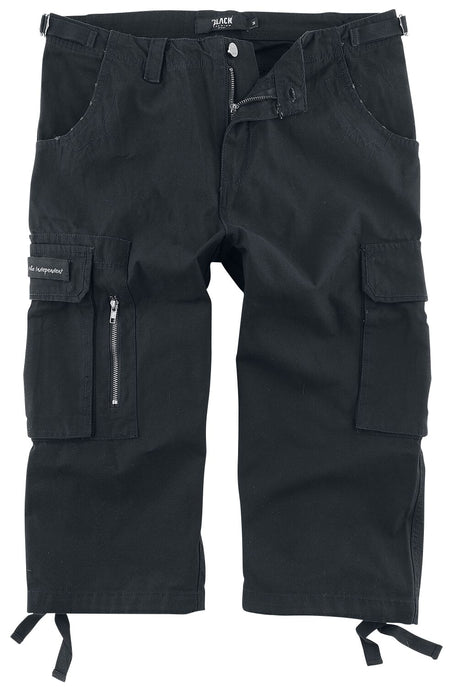 Short  de Black Premium by EMP - Short 3/4 Army Vintage - S à 6XL - pour Homme - noir - Black Premium by EMP