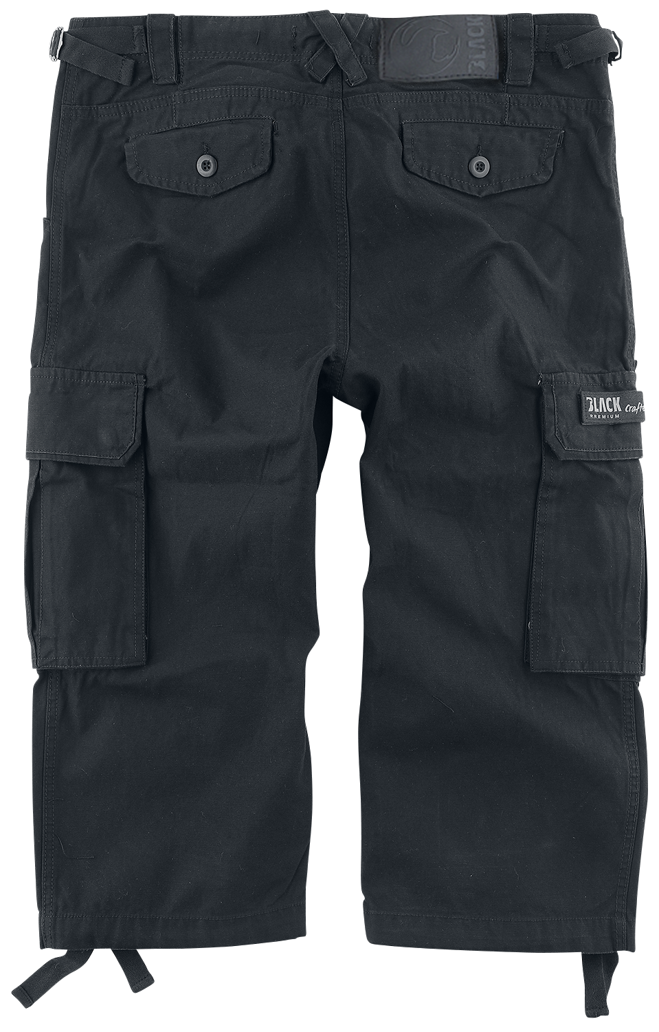 Short  de Black Premium by EMP - Short 3/4 Army Vintage - S à 6XL - pour Homme - noir - Black Premium by EMP - View 2