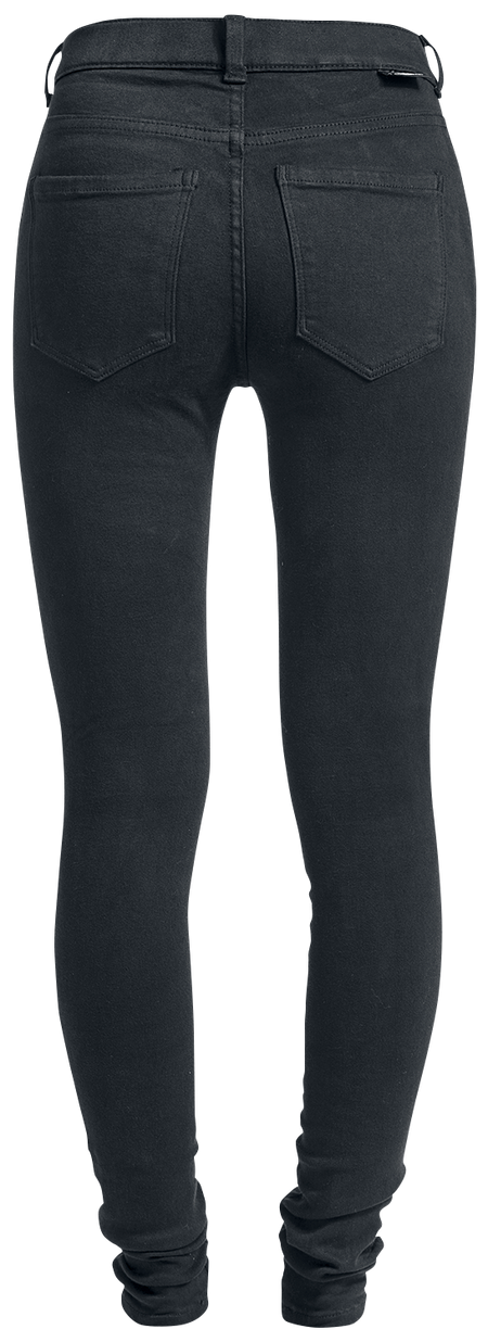 Jean  de Dr. Denim - Genoux Déchirés Lexy - XS à M - pour Femme - noir - Dr. Denim - View 2