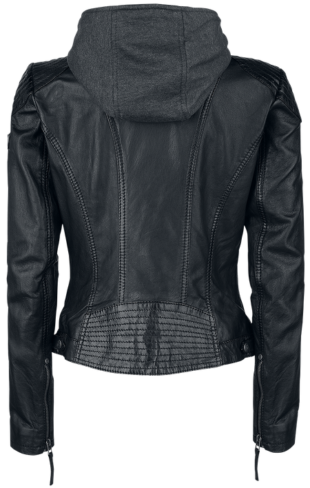 Veste en cuir  de Mauritius - Cacey LEGV - XS à 4XL - pour Femme - noir - Mauritius - View 2