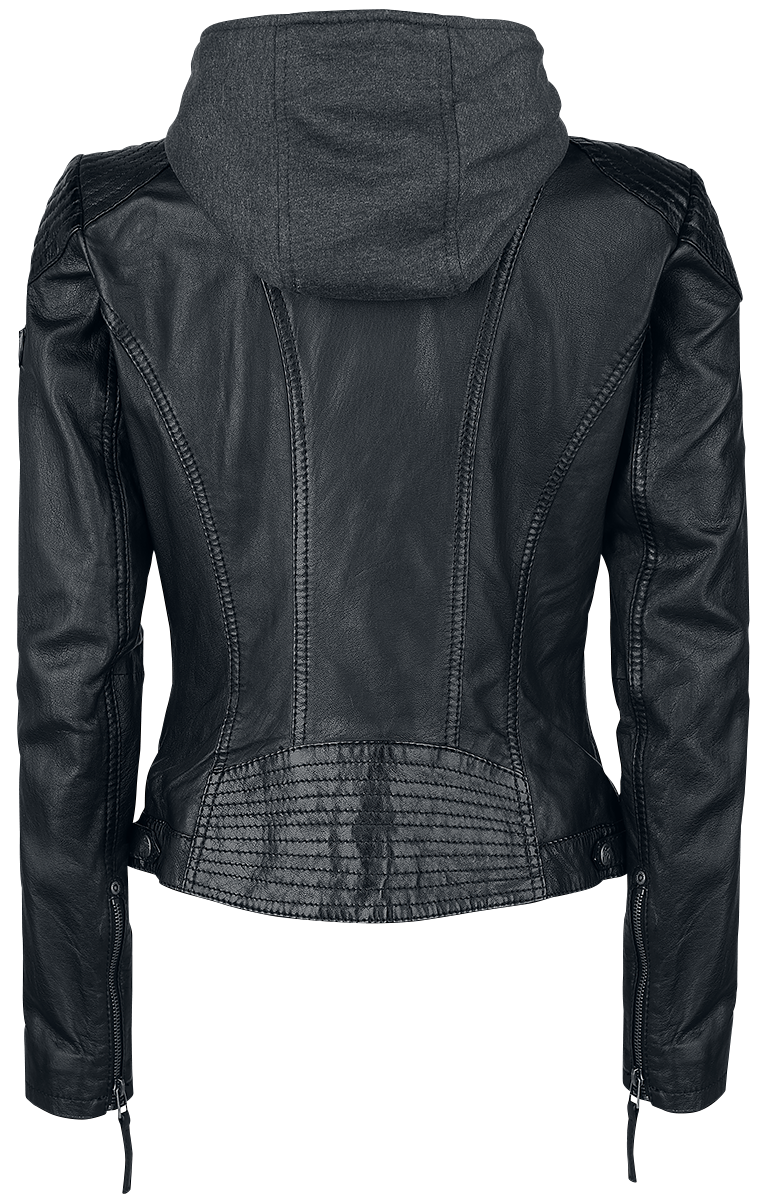 Veste en cuir  de Mauritius - Cacey LEGV - XS à 4XL - pour Femme - noir - Mauritius - View 2