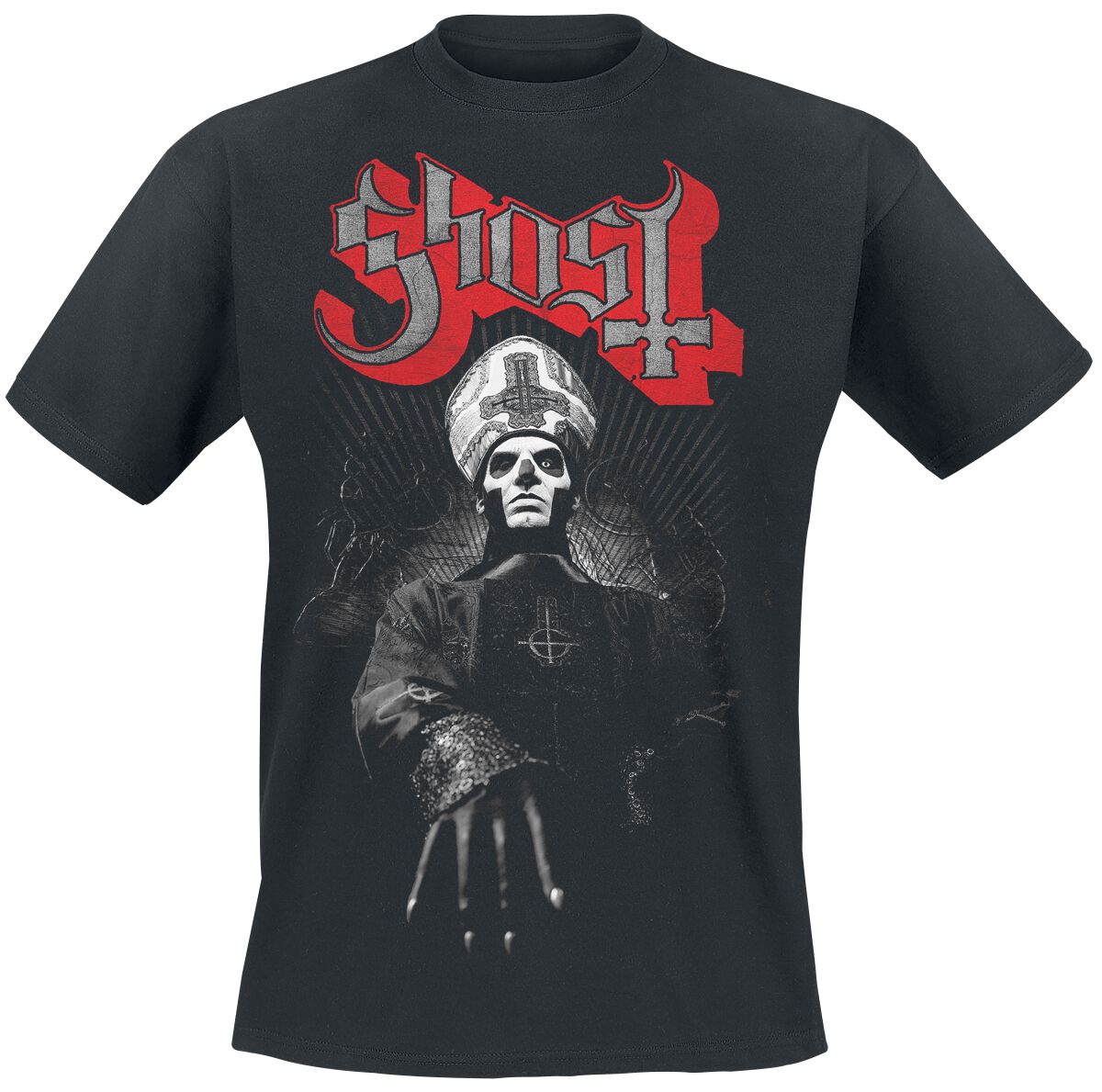 T-Shirt Manches courtes  de Ghost - Ring Photo - S à 5XL - pour Homme - noir - Ghost