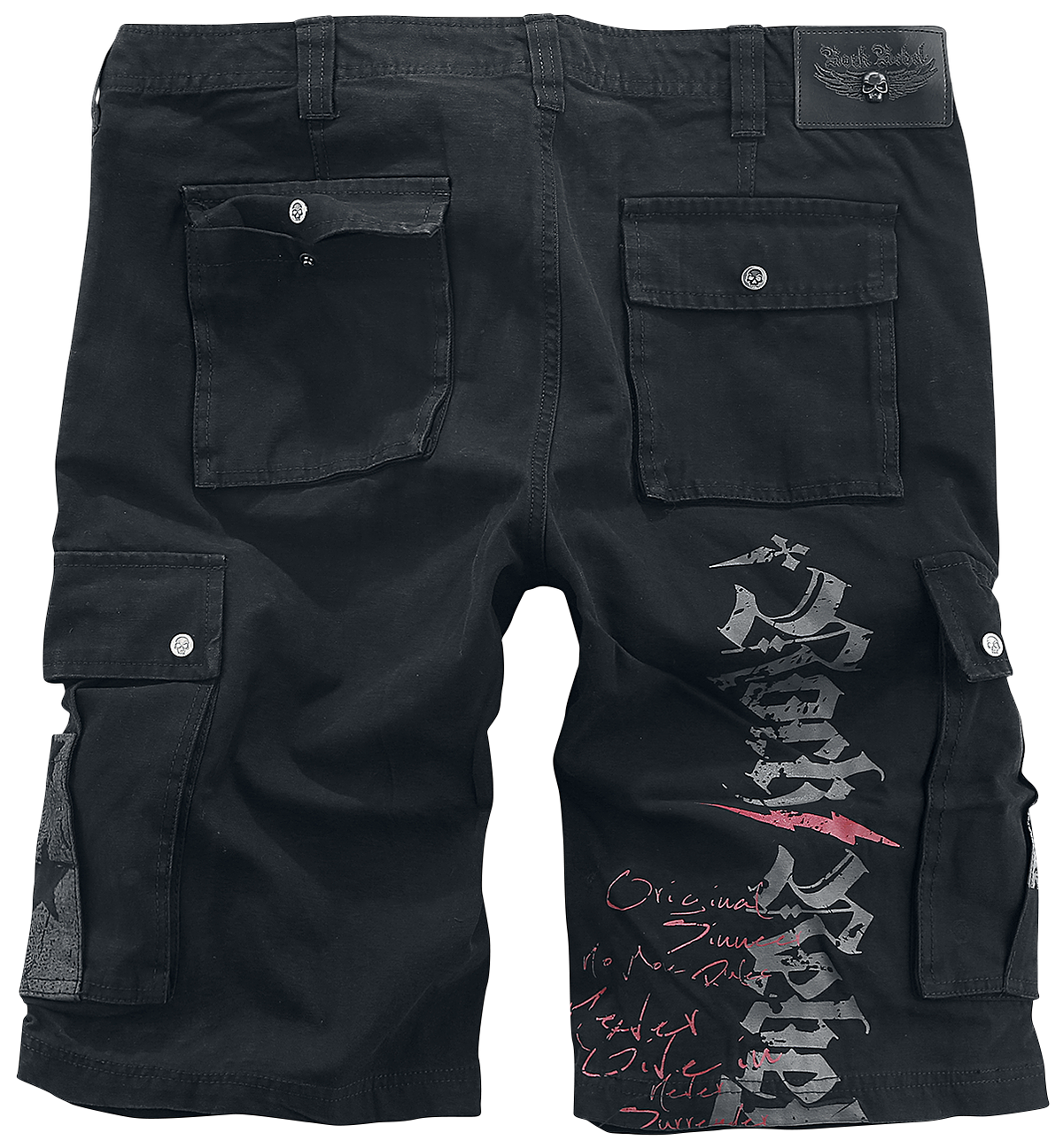 Short  de Rock Rebel by EMP - Garageland - S à 5XL - pour Homme - anthracite - Rock Rebel by EMP - View 2