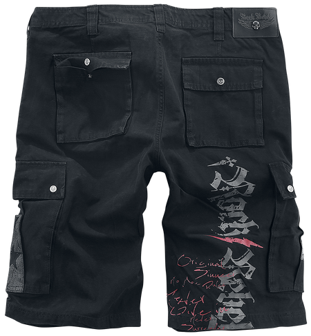 Short  de Rock Rebel by EMP - Garageland - S à 5XL - pour Homme - anthracite - Rock Rebel by EMP - View 2