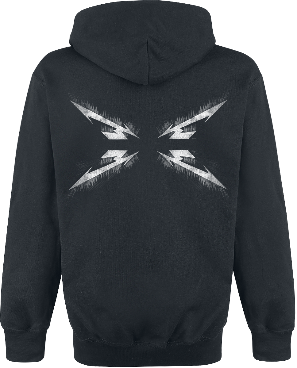 Sweat-shirt à capuche  de Metallica - Spiked Logo - S à XXL - pour Homme - noir - metallica - View 2