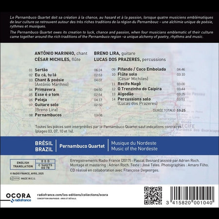 Musique du Nordeste - Front Cover