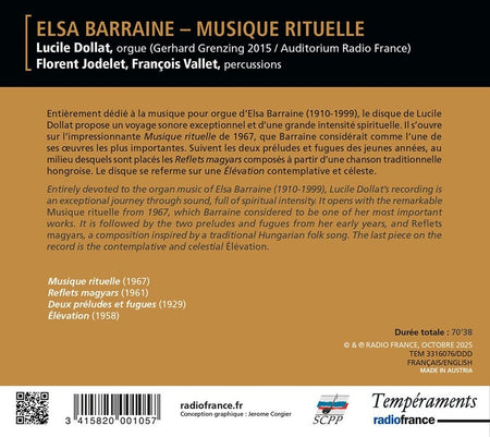 Musique rituelle - Front Cover
