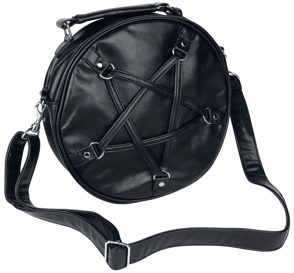 Sac à main Gothic de Banned Alternative - Big Pentagram - pour Femme - noir - Banned Alternative