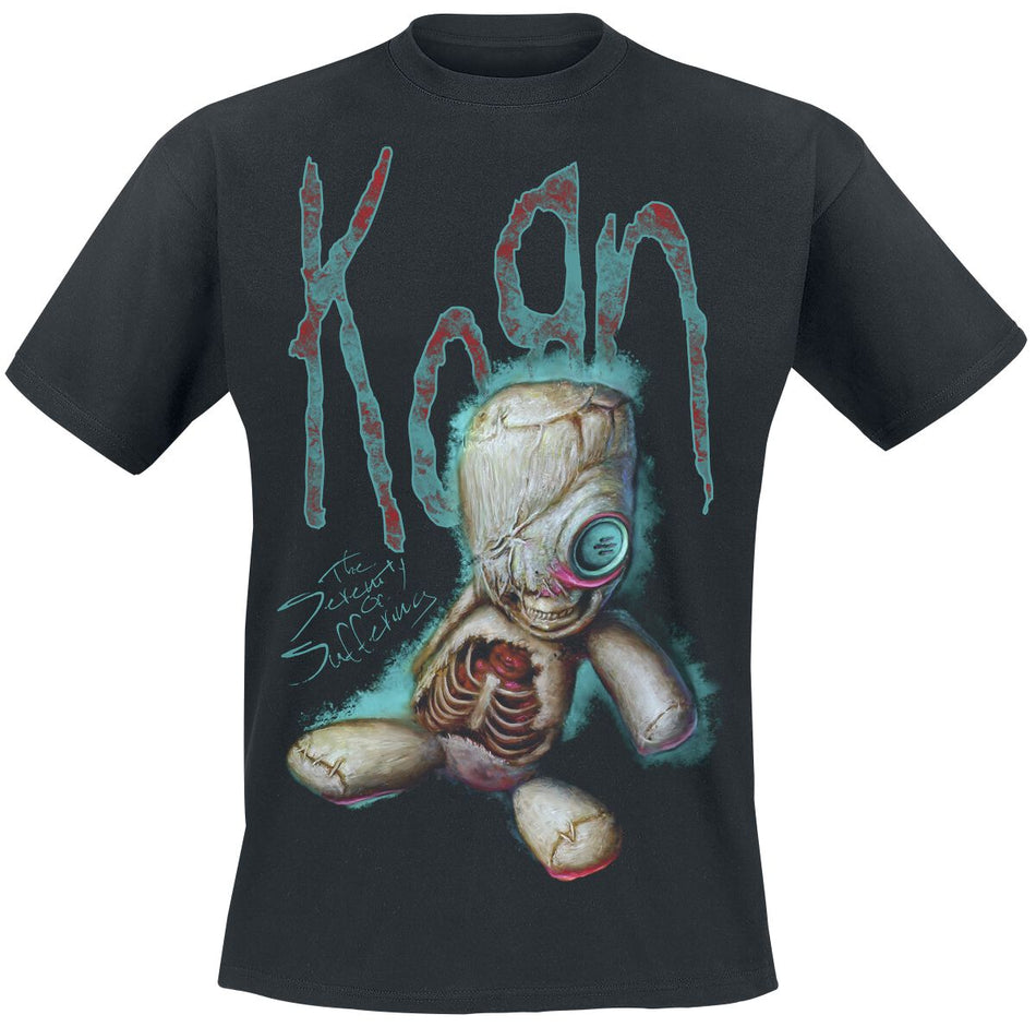 T-Shirt Manches courtes  de Korn - New Doll - S à XXL - pour Homme - noir - Korn