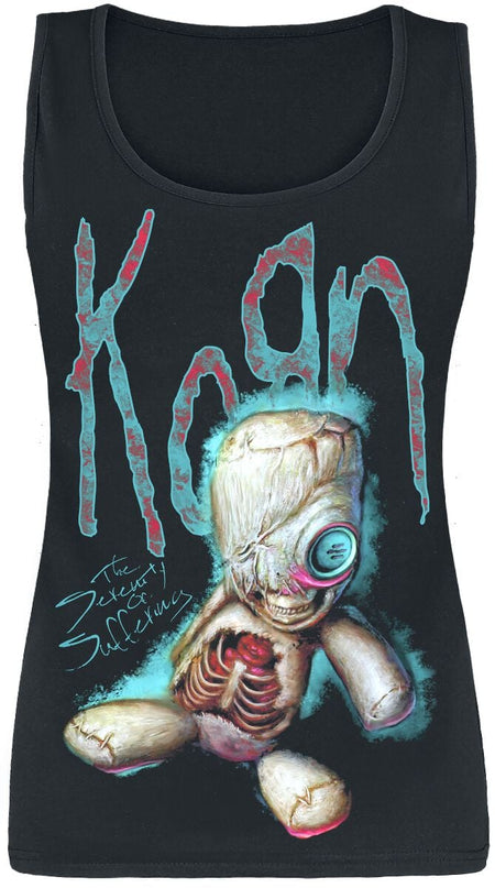 Top  de Korn - New Doll - S à XXL - pour Femme - noir - Korn