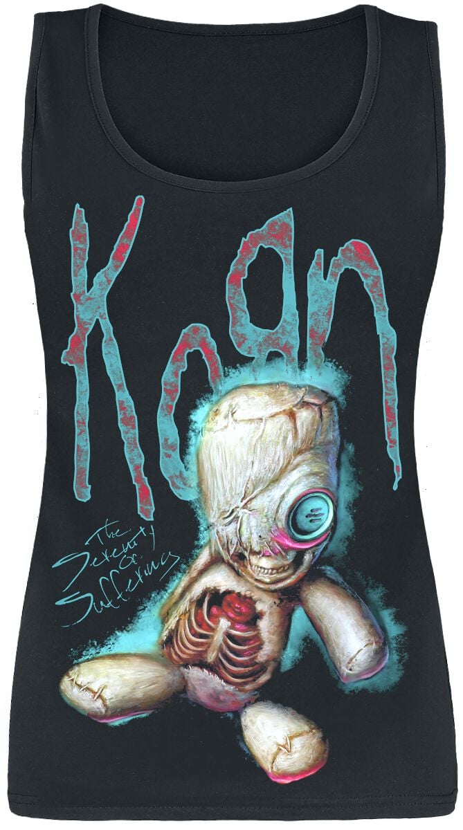 Top  de Korn - New Doll - S à XXL - pour Femme - noir - Korn