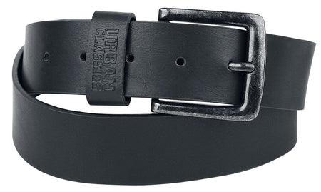 Ceinture  de Urban Classics - Ceinture Similicuir - pour Unisexe - noir - Urban Classics