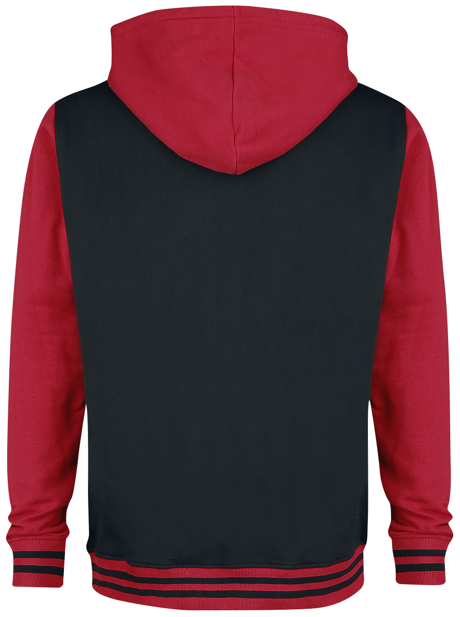 Sweat-shirt zippé à capuche  de RED by EMP - Playing The Blame Game - M à 5XL - pour Homme - noir/rouge - RED by EMP - View 2