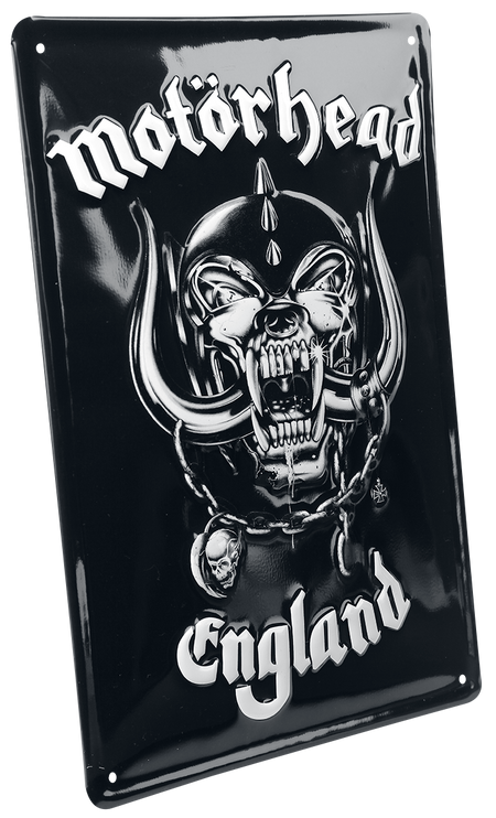 Plaque en métal  de Motörhead - England - pour Indifférent - Standard - Motörhead - View 2