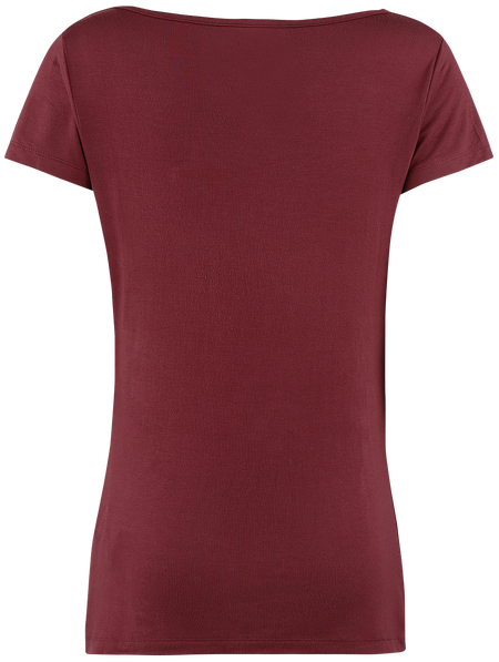 T-Shirt Manches courtes  de Black Premium by EMP - Emma - S à 3XL - pour Femme - bordeaux - Black Premium by EMP - View 2
