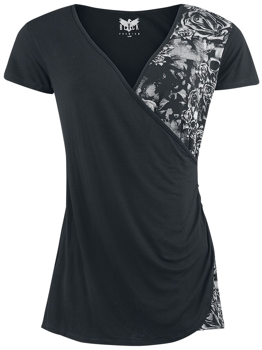 T-Shirt Manches courtes  de Black Premium by EMP - Sweet Jane - S à 4XL - pour Femme - noir - Black Premium by EMP