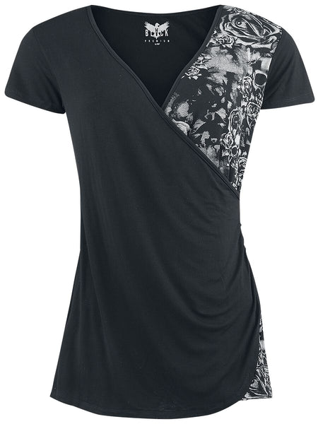 T-Shirt Manches courtes  de Black Premium by EMP - Sweet Jane - S à 4XL - pour Femme - noir - Black Premium by EMP