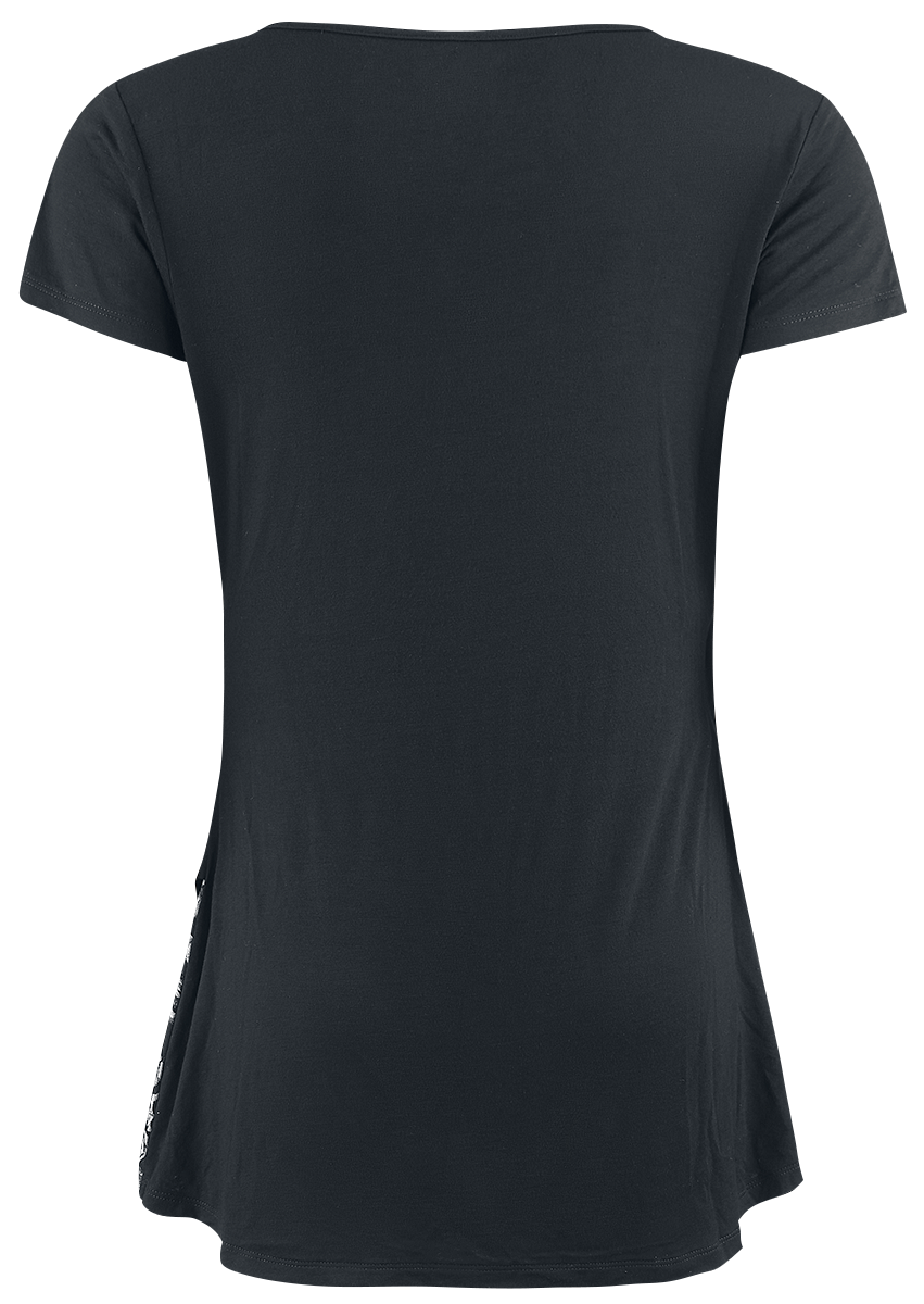 T-Shirt Manches courtes  de Black Premium by EMP - Sweet Jane - S à 4XL - pour Femme - noir - Black Premium by EMP - View 2