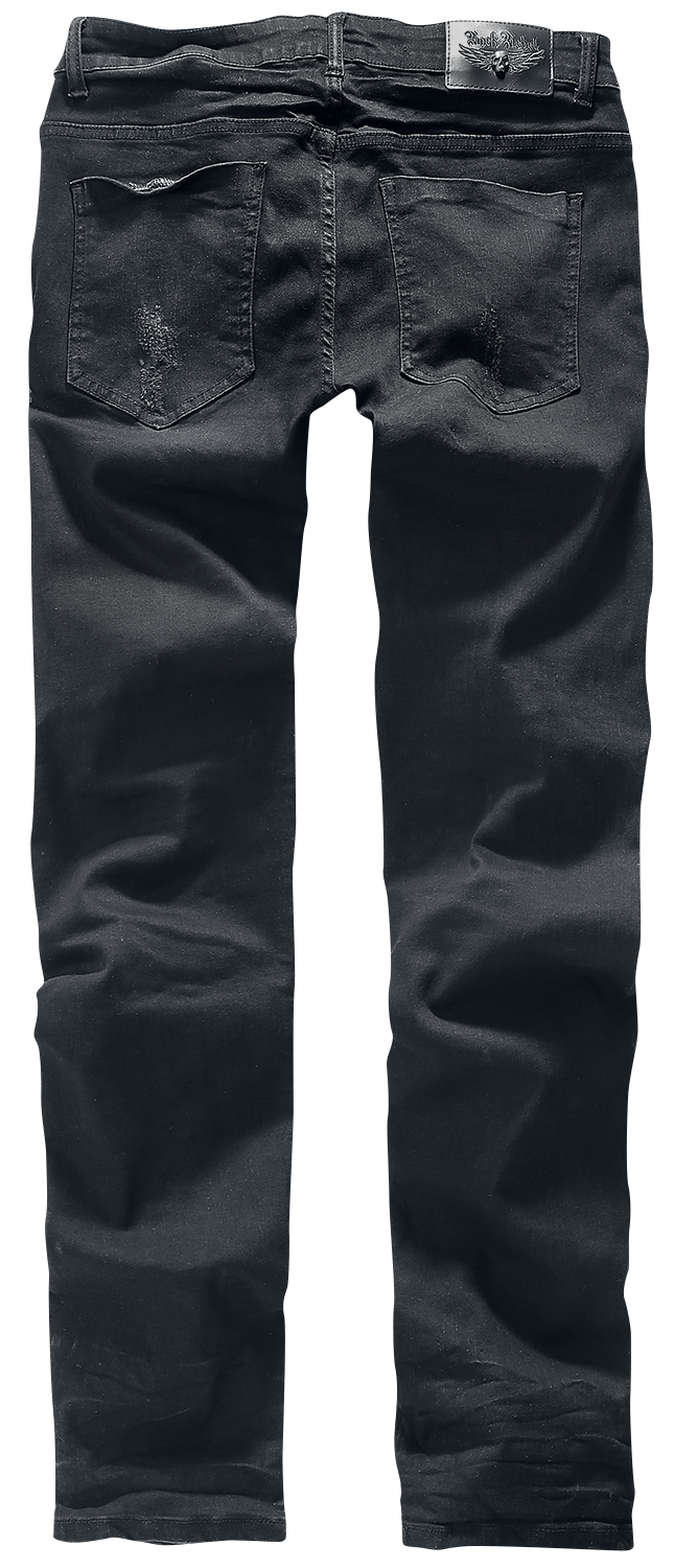 Jean  de Rock Rebel by EMP - Jared - W30L32 à W38L34 - pour Homme - noir - Rock Rebel by EMP - View 2