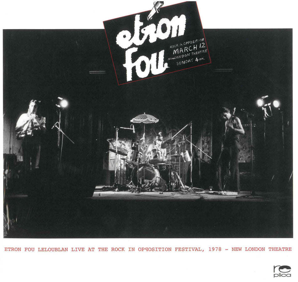 Live at the Rock In Opposition Festival, 1978 - New London Theater - Front Cover