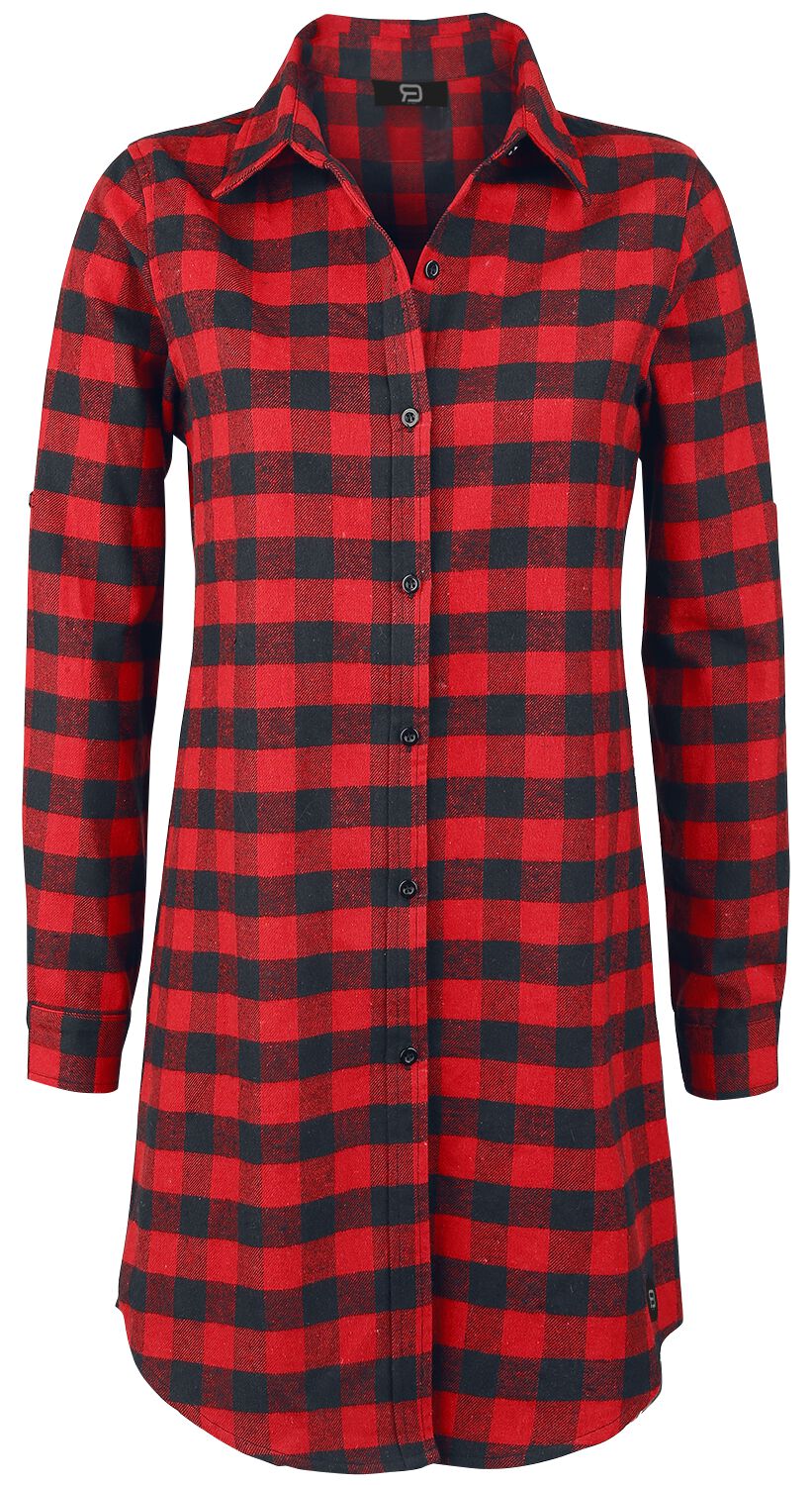 Chemise manches longues  de RED by EMP - Cowgirls Don't Cry - S à XL - pour Femme - rouge/noir - RED by EMP