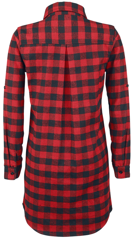 Chemise manches longues  de RED by EMP - Cowgirls Don't Cry - S à XL - pour Femme - rouge/noir - RED by EMP - View 2