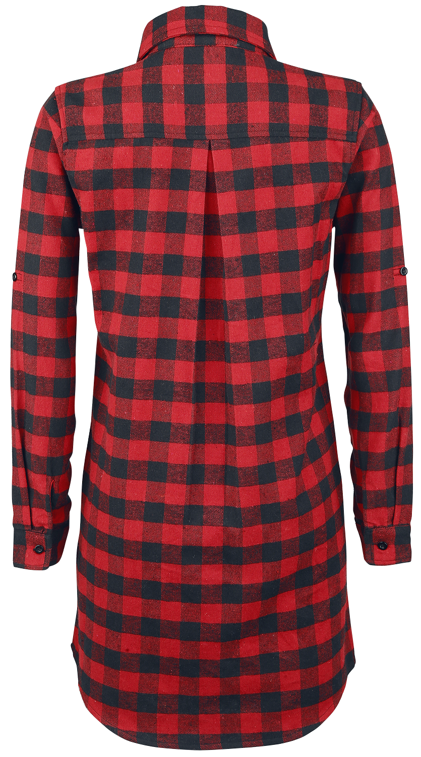 Chemise manches longues  de RED by EMP - Cowgirls Don't Cry - S à XL - pour Femme - rouge/noir - RED by EMP - View 2