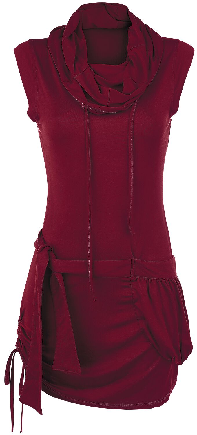 Robe courte  de RED by EMP - Robe Col Haut - S à L - pour Femme - bordeaux - RED by EMP