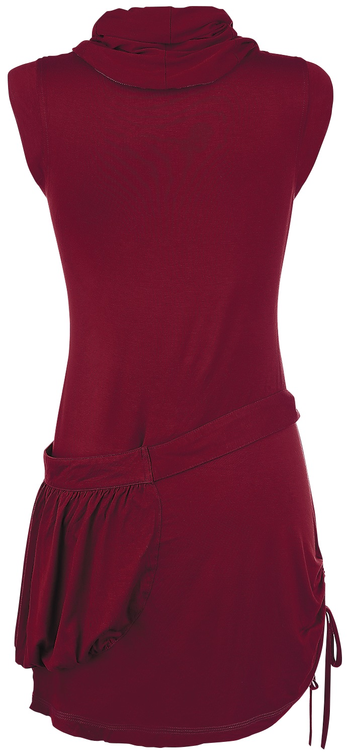 Robe courte  de RED by EMP - Robe Col Haut - S à L - pour Femme - bordeaux - RED by EMP - View 2