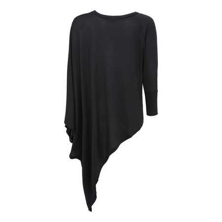 Sweat-shirt  de Forplay - Pull Asymétrique - S à XXL - pour Femme - noir - Forplay - View 2