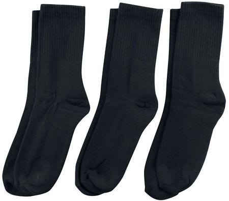 Chaussettes  de Urban Classics - Chaussettes De Sport - Lot De 3 - EU35-38 à EU 47-50 - pour Homme - noir - Urban Classics