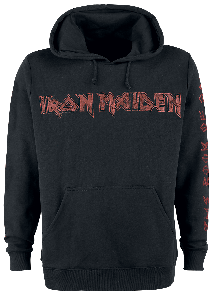 Sweat-shirt à capuche  de Iron Maiden - The Book Of Souls Eddie - M à 3XL - pour Homme - noir - Iron Maiden - View 2