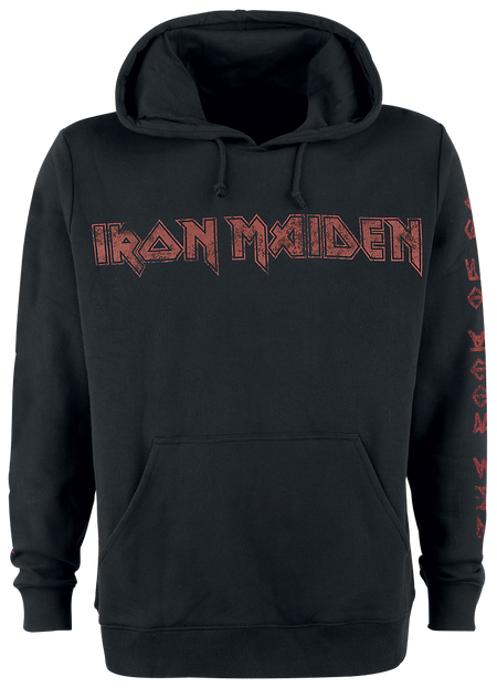Sweat-shirt à capuche  de Iron Maiden - The Book Of Souls Eddie - M à 3XL - pour Homme - noir - Iron Maiden - View 2