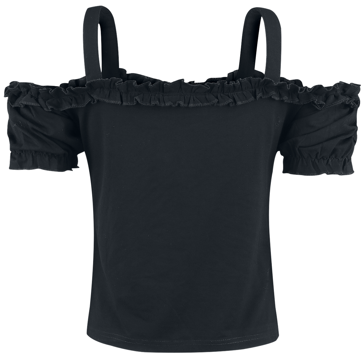 T-Shirt Manches courtes Gothic de Gothicana by EMP - Luise - S à 3XL - pour Femme - noir - Gothicana by EMP - View 2