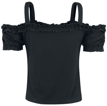 T-Shirt Manches courtes Gothic de Gothicana by EMP - Luise - S à 3XL - pour Femme - noir - Gothicana by EMP - View 2